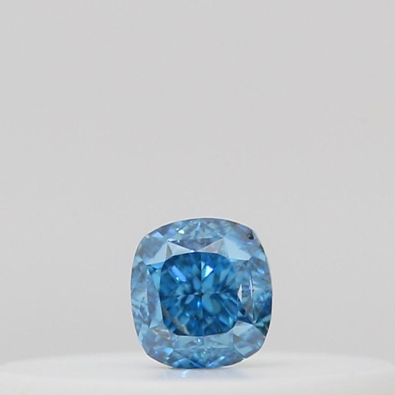 GIA 彩鑽 藍鑽 0.06ct Fancy Vivid Green-blue