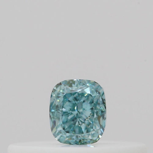 GIA Fancy Colour Diamond 0.12ct Fancy Intense Green-blue