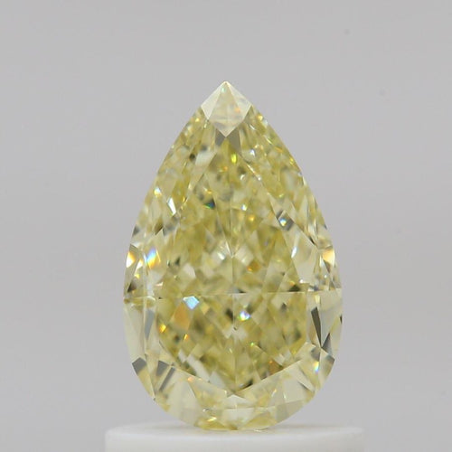 GIA 彩鑽 黃鑽 1.08ct Fancy Light Yellow