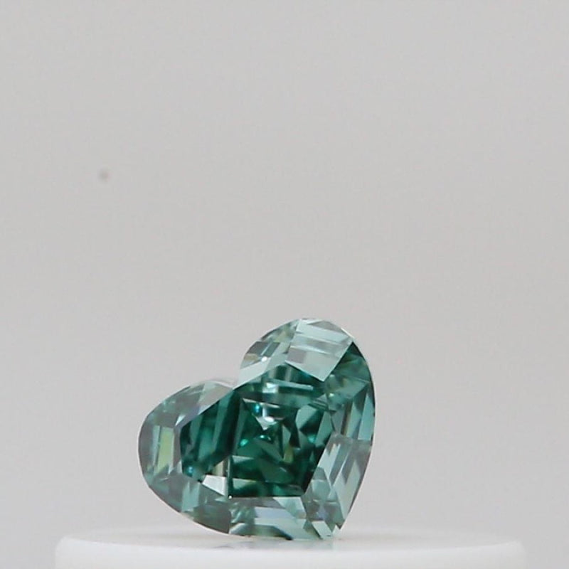 GIA 彩鑽 綠鑽 0.12ct Fancy Deep Bluish Green