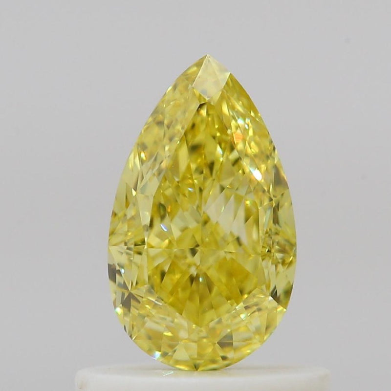 GIA 彩鑽 黃鑽 0.71ct Fancy Intense Yellow