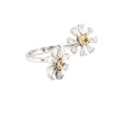 18K White Gold 0.39ct Fancy Colour Diamond Ring
