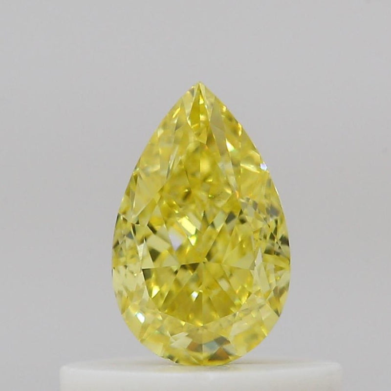 GIA 彩鑽 黃鑽 0.5ct Fancy Intense Yellow