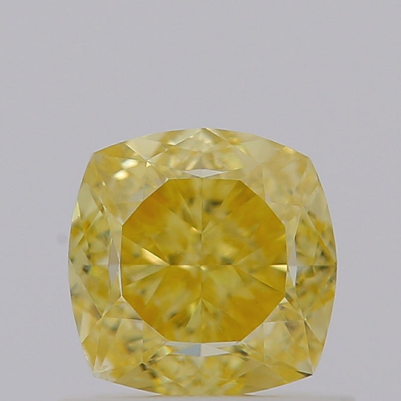 GIA 彩鑽 黃鑽 1.01ct Fancy Intense Yellow