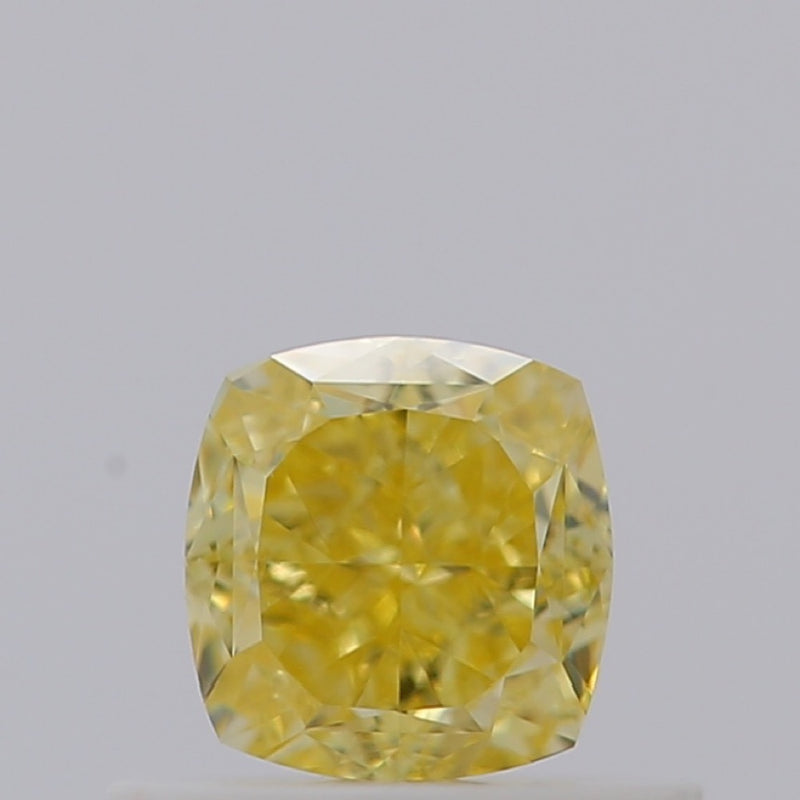 GIA 彩鑽 黃鑽 0.54ct Fancy Intense Yellow