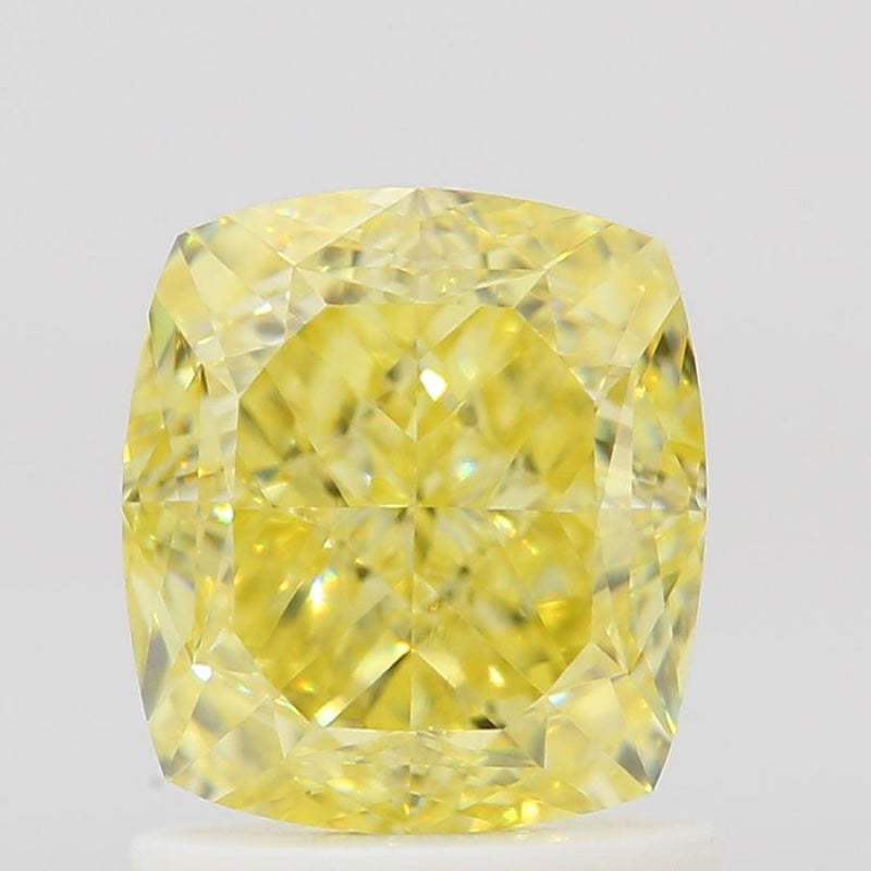 GIA 彩鑽 黃鑽 1.52ct Fancy Intense Yellow