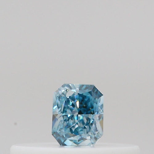 GIA Fancy Colour Diamond 0.11ct Fancy Intense Green-blue