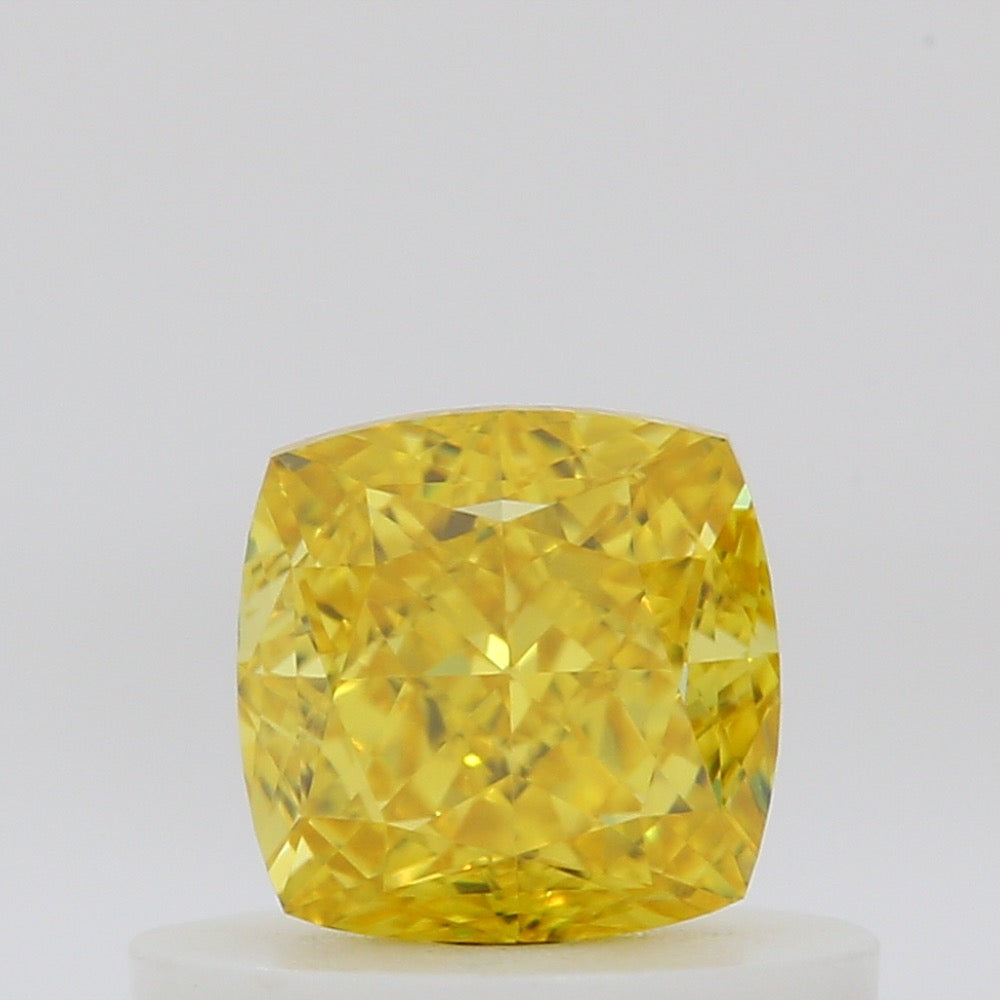 GIA 彩鑽 黃鑽 0.54ct Fancy Vivid Yellow