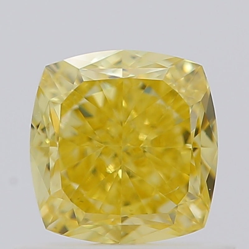 GIA 彩鑽 黃鑽 0.75ct Fancy Intense Yellow