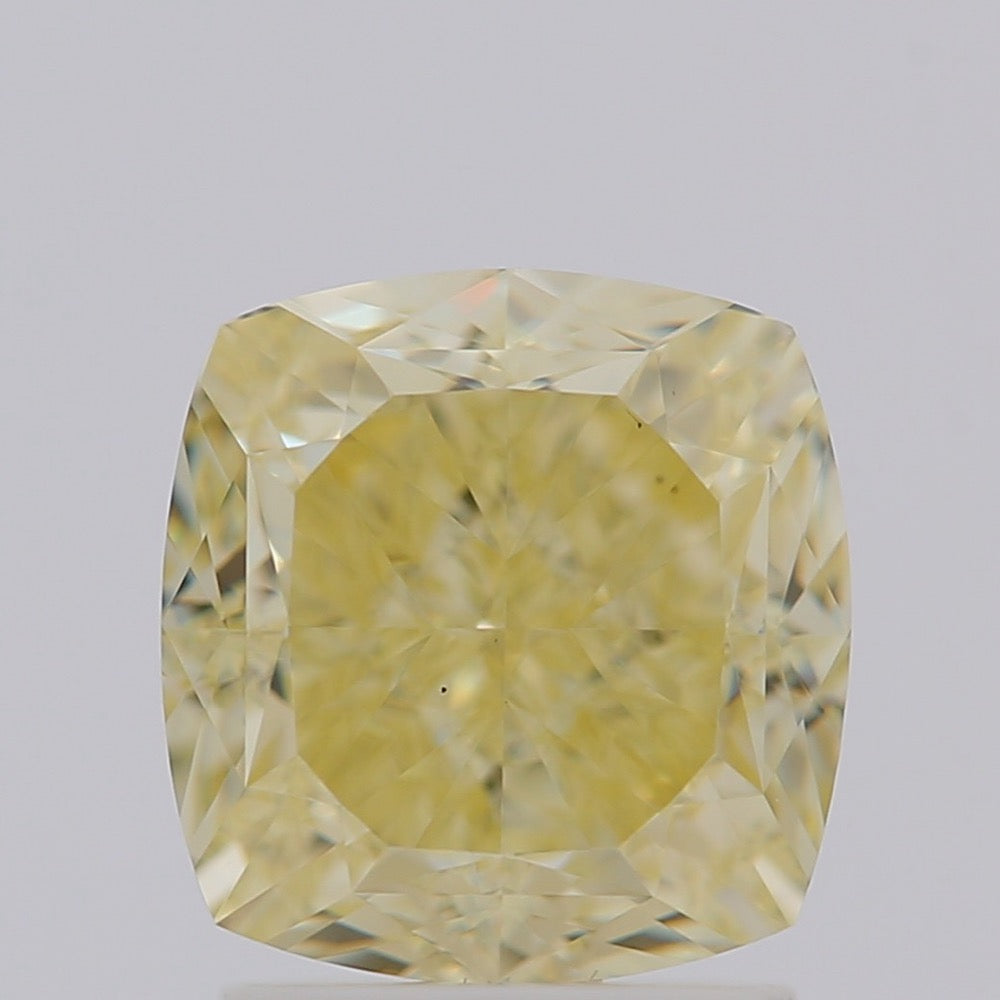 GIA 彩鑽 黃鑽 2.52ct Fancy Light Yellow