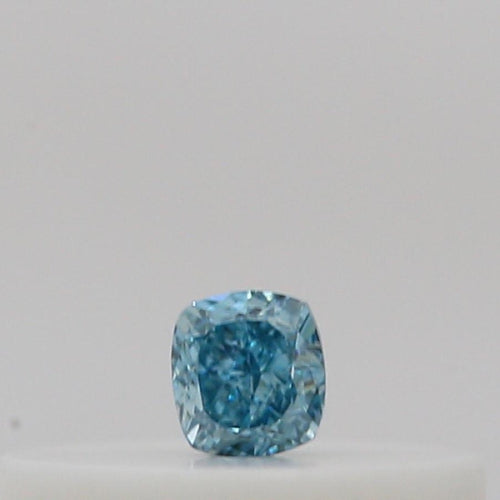 GIA Fancy Colour Diamond 0.04ct Fancy Vivid Green-blue