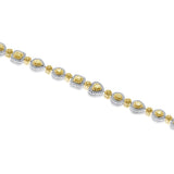 18K White Gold 1.84ct Fancy Colour Diamond Bracelet