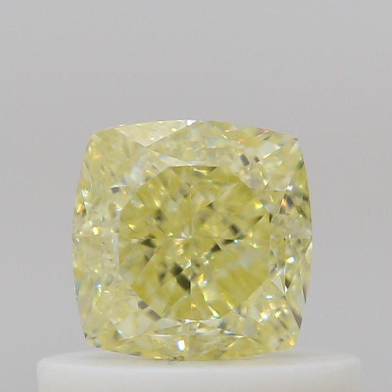 GIA 彩鑽 黃鑽 0.6ct Fancy Light Yellow