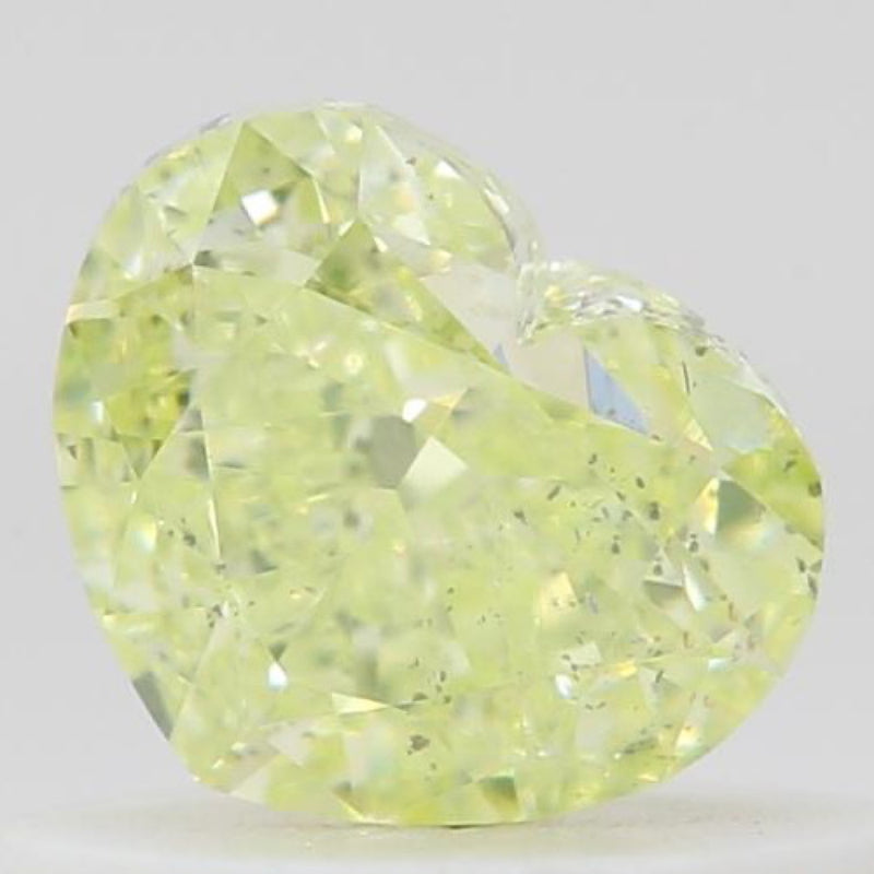GIA 彩鑽 黃鑽 0.6ct Fancy Green-yellow