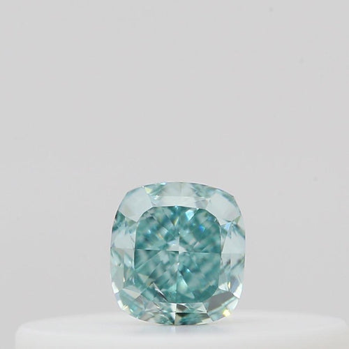 GIA Fancy Colour Diamond 0.07ct Fancy Intense Bluish Green