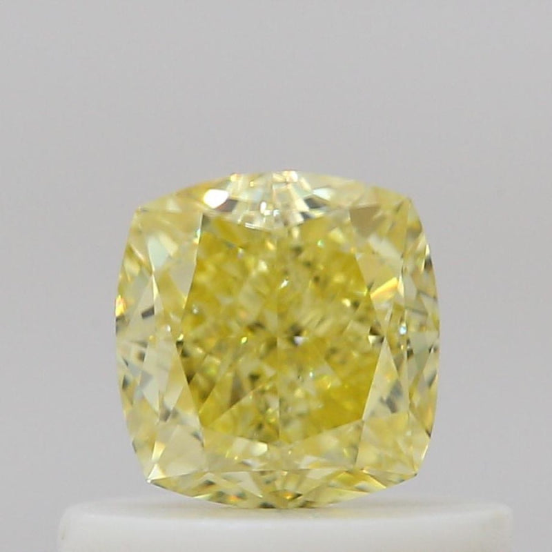 GIA 彩鑽 黃鑽 0.52ct Fancy Intense Yellow
