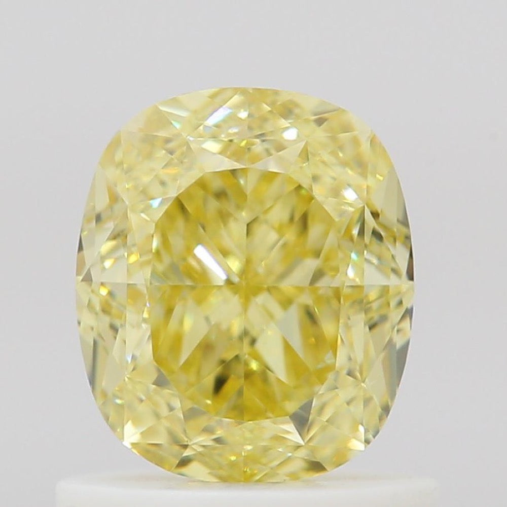 GIA 彩鑽 黃鑽 1.01ct Fancy Intense Yellow
