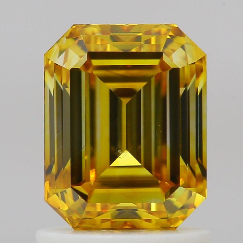 GIA 彩鑽 黃鑽 1.51ct Fancy Deep Orangy Yellow