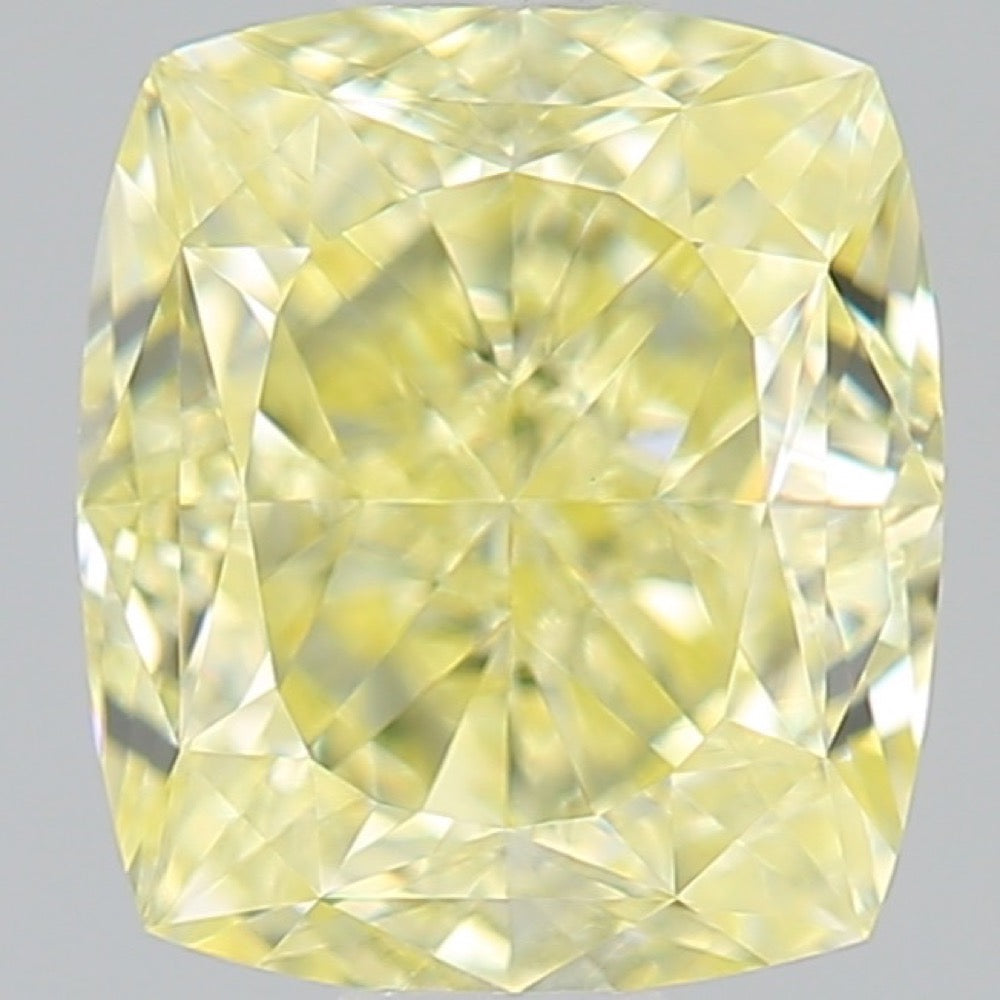 GIA 彩鑽 黃鑽 1.01ct Fancy Light Yellow