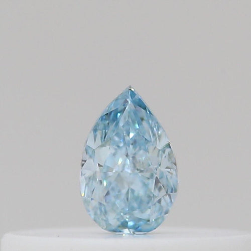GIA Fancy Colour Diamond 0.1ct Fancy Intense Green-blue