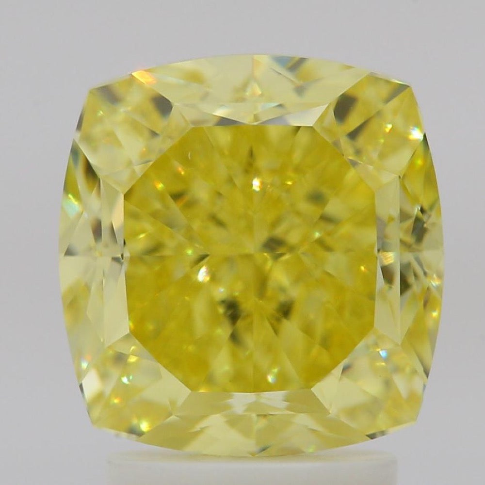 GIA 彩鑽 黃鑽 3.36ct Fancy Intense Yellow