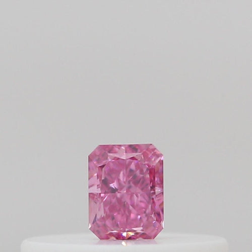 GIA 彩鑽 粉紅鑽 0.09ct Fancy Vivid Purplish Pink