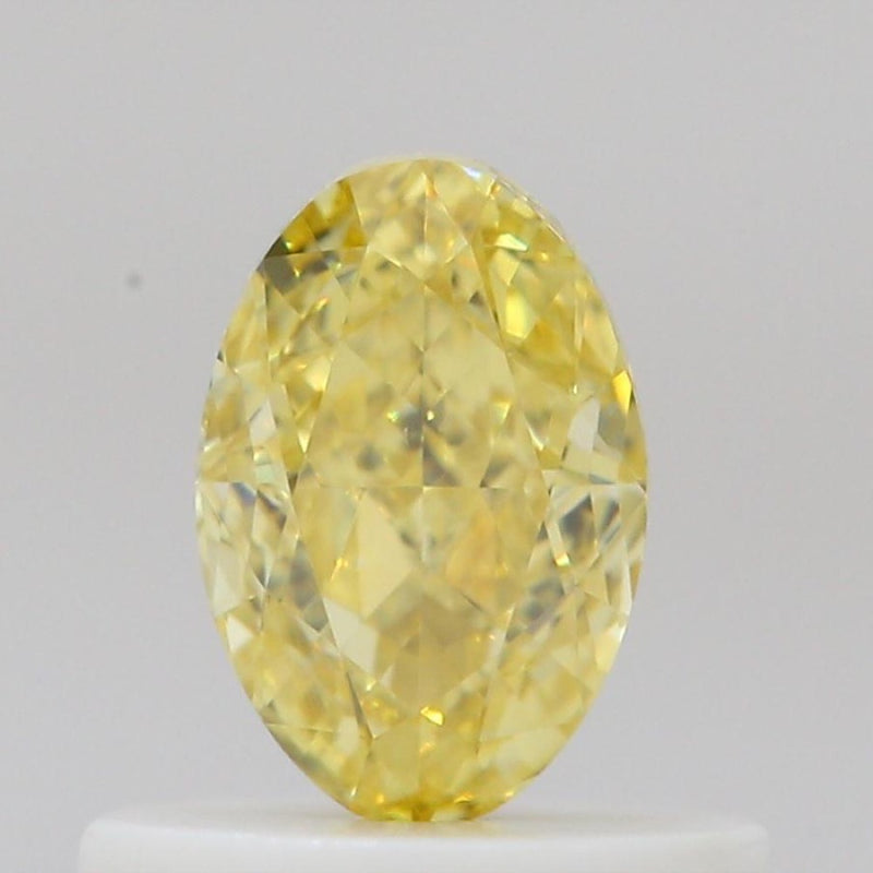 GIA 彩鑽 黃鑽 0.5ct Fancy Intense Yellow