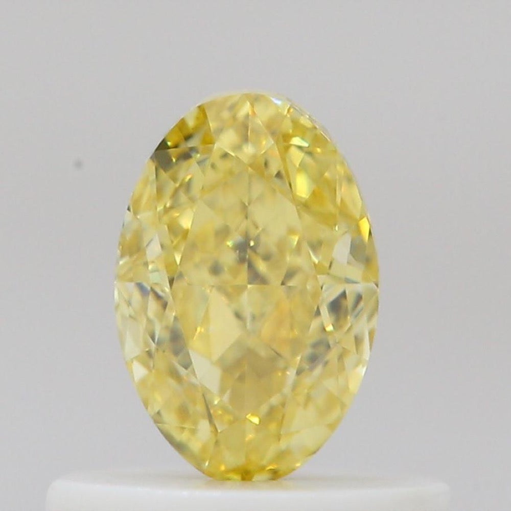 GIA 彩鑽 黃鑽 0.5ct Fancy Intense Yellow