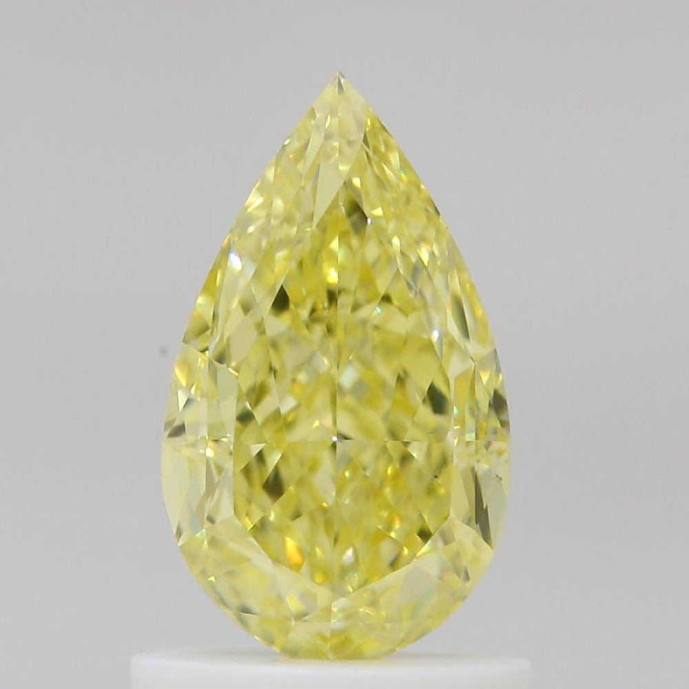 GIA 彩鑽 黃鑽 1.12ct Fancy Intense Yellow