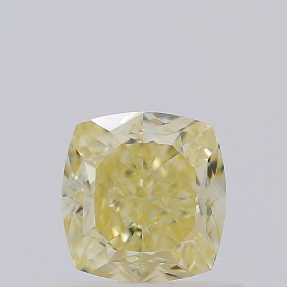 GIA 彩鑽 黃鑽 0.81ct Fancy Light Yellow