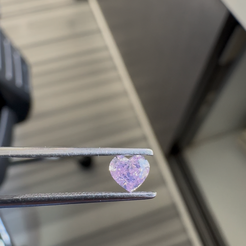 GIA Fancy Colour Diamond 0.5ct Fancy Intense Purplish Pink
