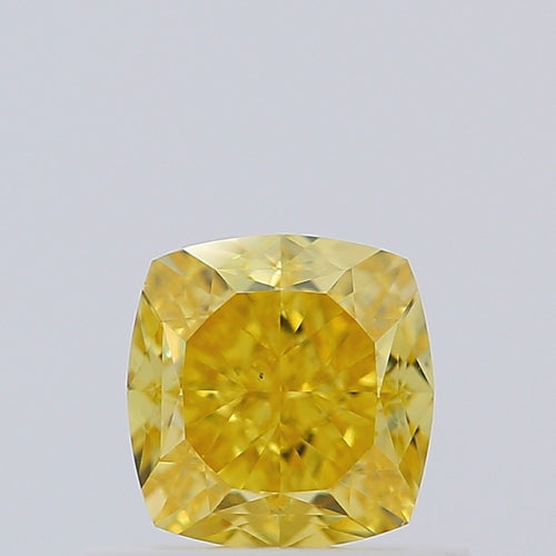 GIA 彩鑽 黃鑽 0.71ct Fancy Vivid Yellow