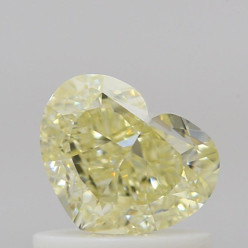 GIA 彩鑽 黃鑽 1.01ct Fancy Light Yellow