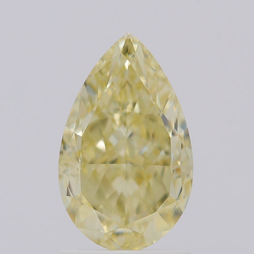 GIA 彩鑽 黃鑽 2.01ct Fancy Light Yellow