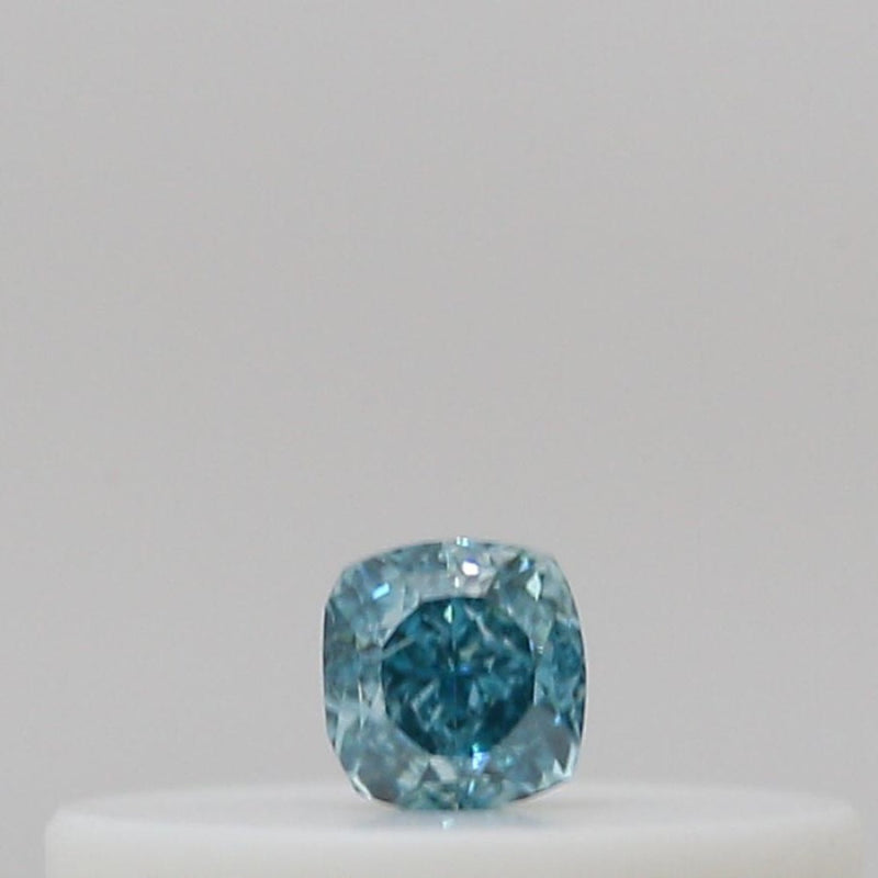 GIA 彩鑽 藍鑽 0.05ct Fancy Vivid Green-blue