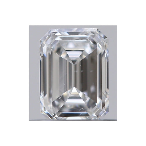 GIA 天然美鑽 祖母綠形 0.5ct F SI1