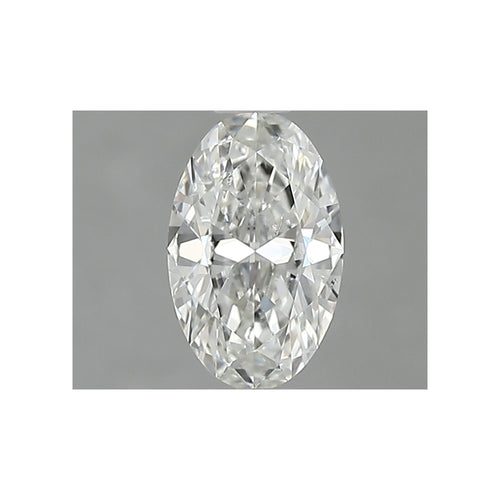 GIA 天然美鑽 橢圓形 0.5ct F SI2