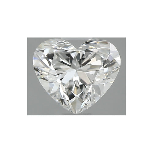 GIA 天然美鑽 心形 0.52ct F VS2
