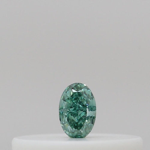 GIA Fancy Colour Diamond 0.04ct Fancy Vivid Blue-green