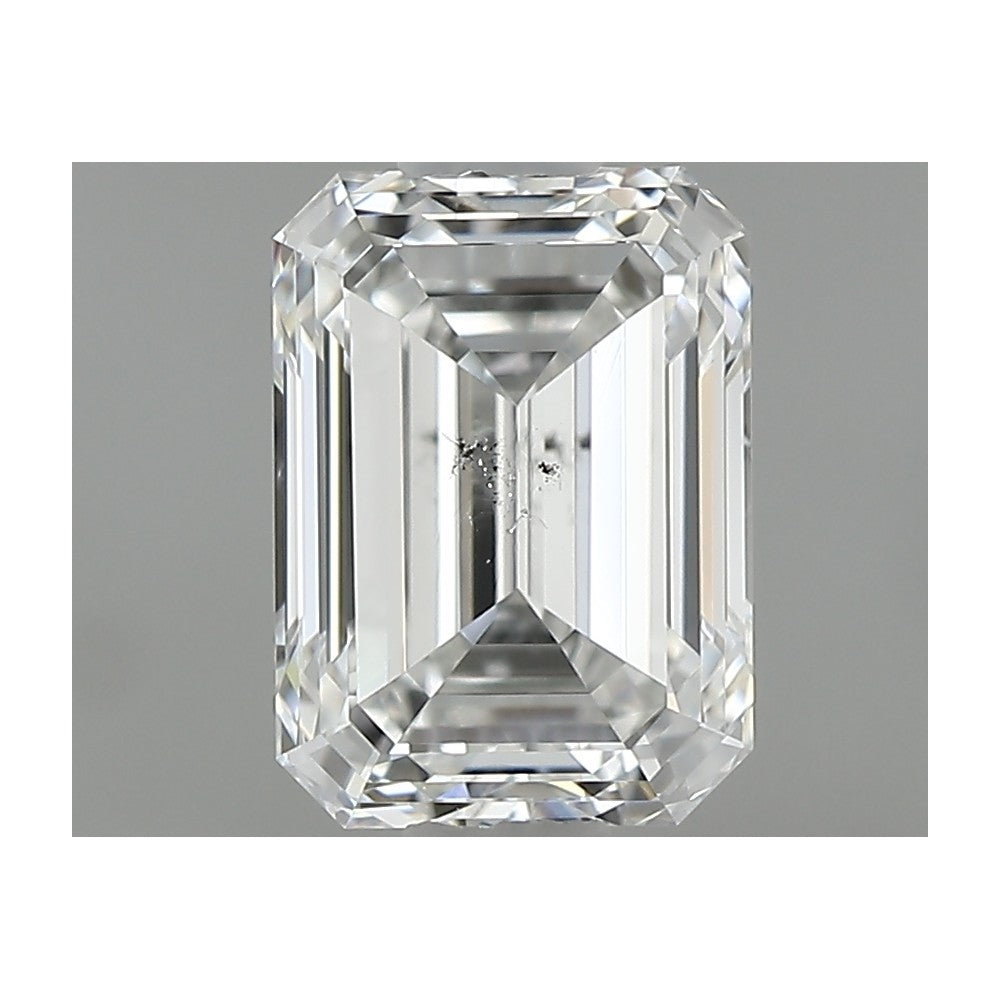 GIA 天然美鑽 祖母綠形 0.9ct F SI2
