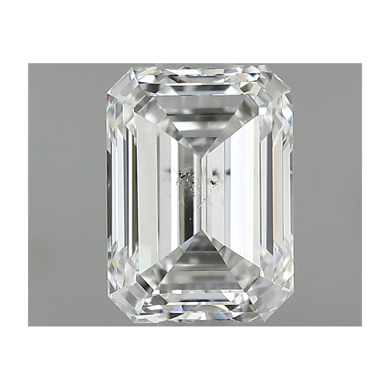 GIA 天然美鑽 祖母綠形 0.9ct F SI2