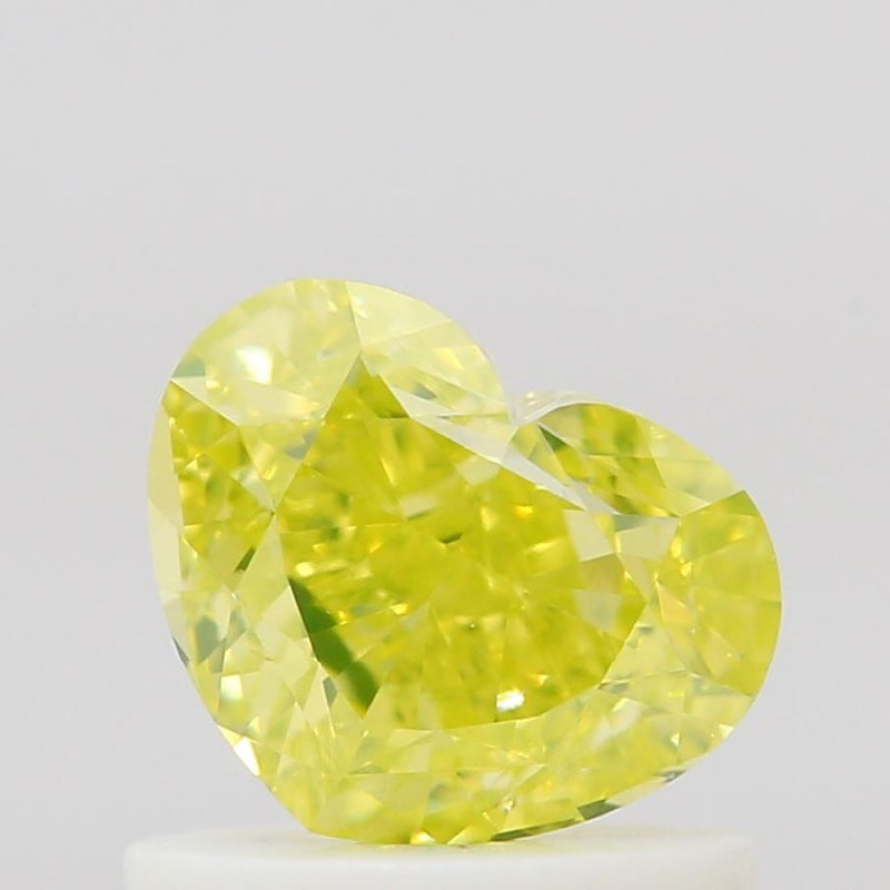 GIA 彩鑽 黃鑽 1ct Fancy Intense Greenish Yellow
