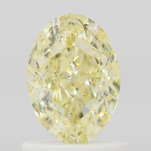 GIA 彩鑽 黃鑽 1ct Fancy Light Yellow