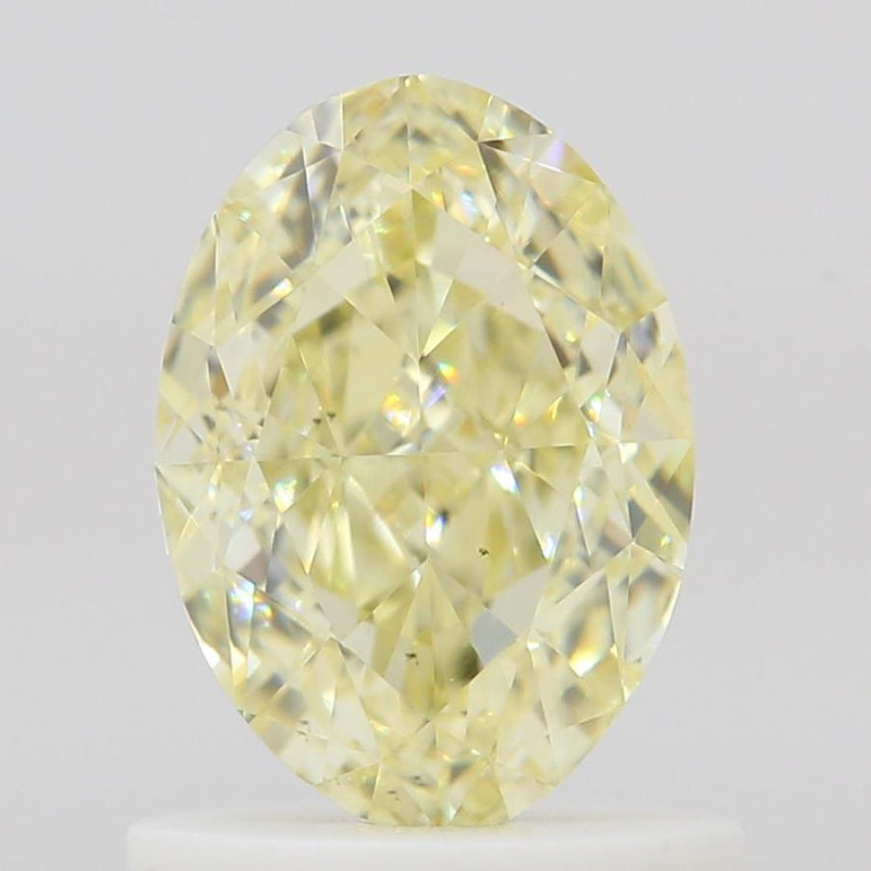 GIA 彩鑽 黃鑽 1ct Fancy Light Yellow