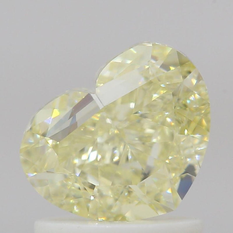 GIA Natural Diamond Heart 1.5ct Y-Z VS1