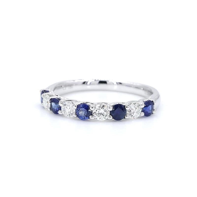 18K白金 0.32ct 藍寶石戒指