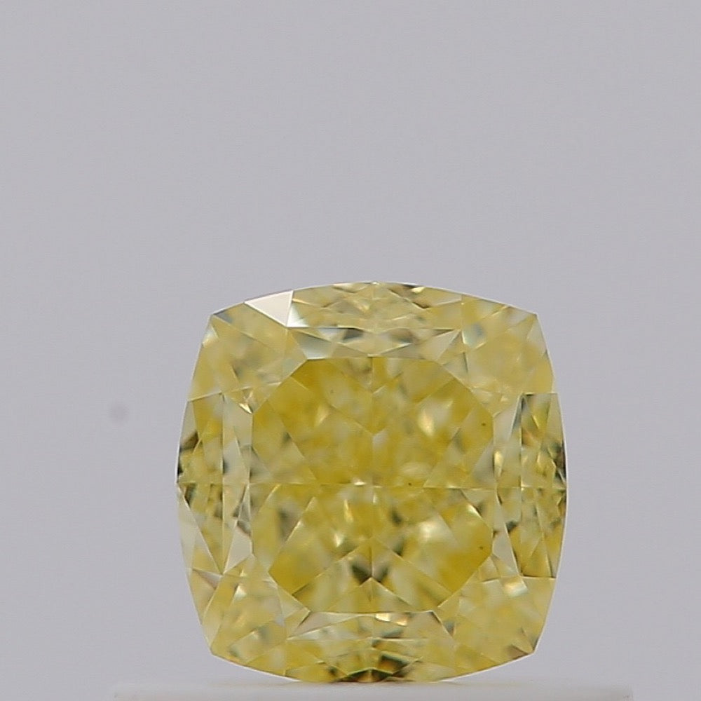 GIA 彩鑽 黃鑽 0.6ct Fancy Intense Yellow