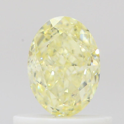 GIA 彩鑽 黃鑽 0.63ct Fancy Light Yellow