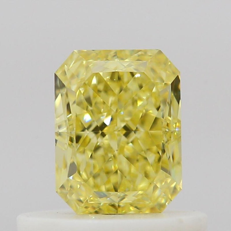 GIA 彩鑽 黃鑽 0.52ct Fancy Intense Yellow