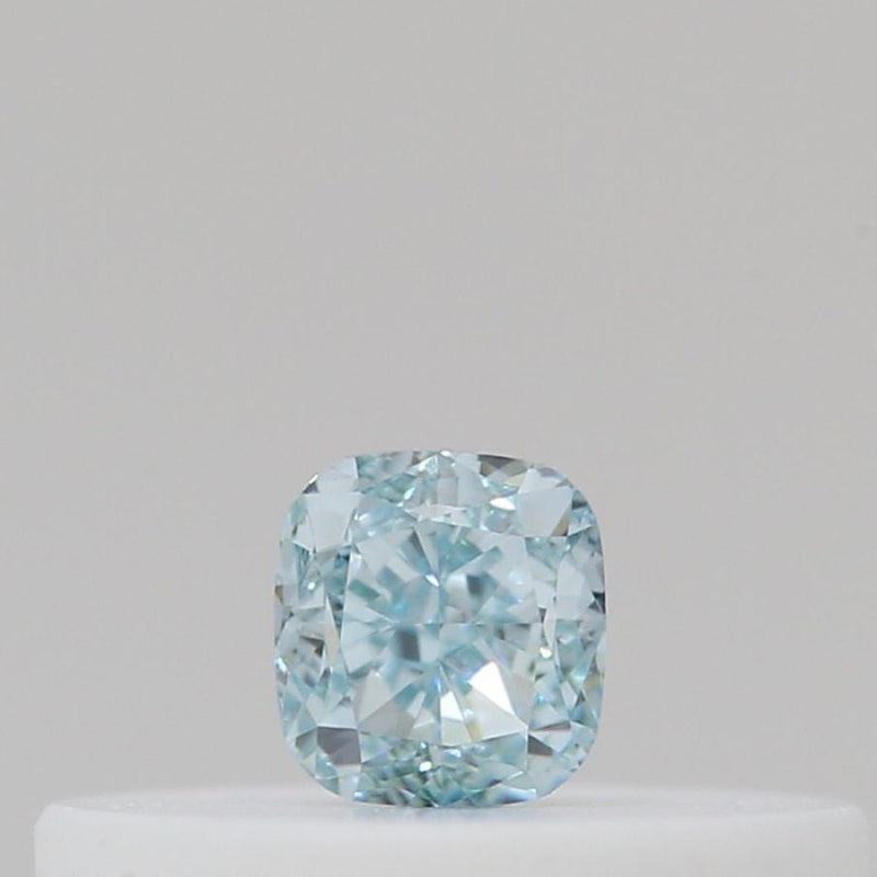GIA 彩鑽 綠鑽 0.1ct Fancy Intense Blue-green